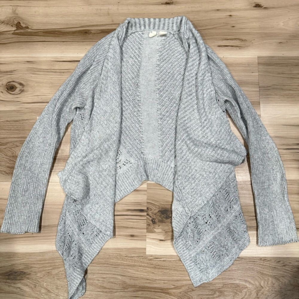 Anthropologie Moth Grey Knit Cardigan Women’s XS